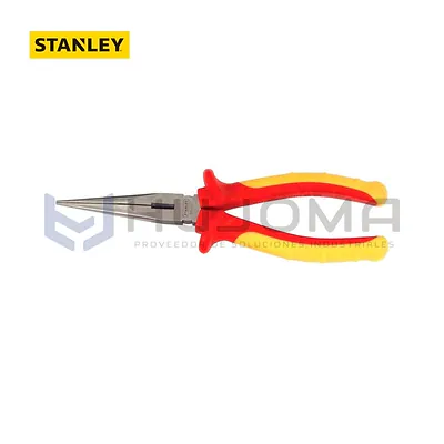 Alicate Punta Larga Aislado 1000V 8-1/4" MaxSteel Stanley 84-007