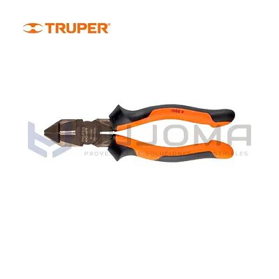 Alicate universal 7" uso rudo alta palanca Comfort Grip Truper 17338