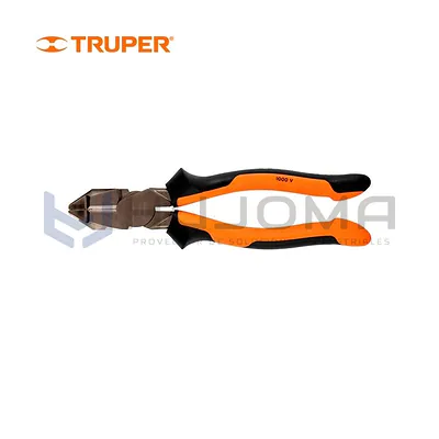 Alicate universal 8" uso rudo alta palanca Comfort Grip Truper 12350