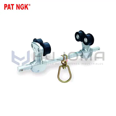 Anclaje para Viga Tipo Trolley y Mordaza IBT-1A Ojo Giratorio Pat Ngk