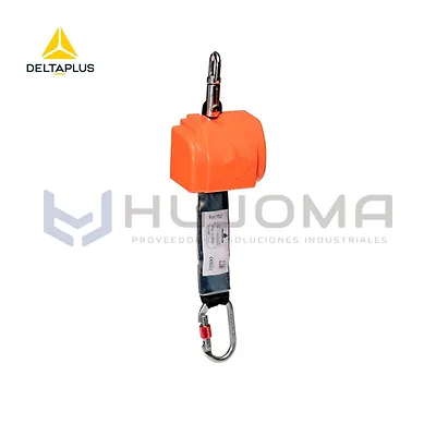 Anticaídas Retráctil de Cincha MINIBLOC 2,5 m AN102 Delta Plus