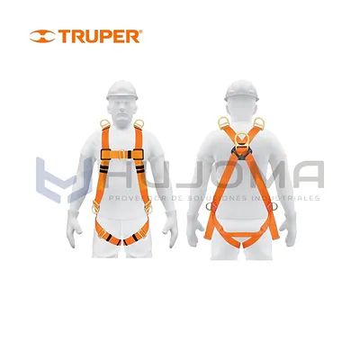 Arnés de cuerpo completo con 5 anillos Truper 14434