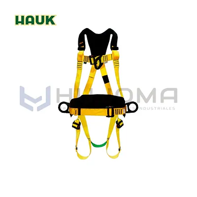 Arnés Dieléctrico con apoyo lumbar 4 anillos Hauk (I4A4HHD)