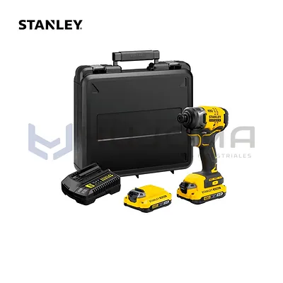 Atornillador de Impacto Inalámbrico 20V Stanley SBI810D2K-B2