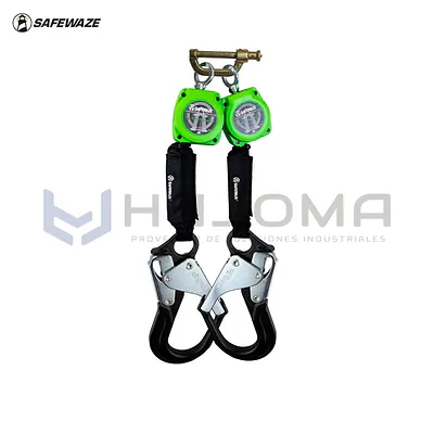 Bloque Retráctil Doble Cinta Latitude 6 ft Rebar Safewaze 019-5059