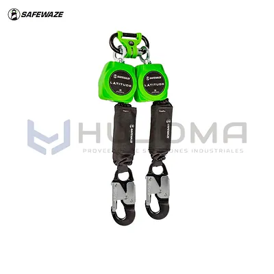 Bloque Retráctil Doble Cinta Latitude 6 ft Safewaze 019-5153