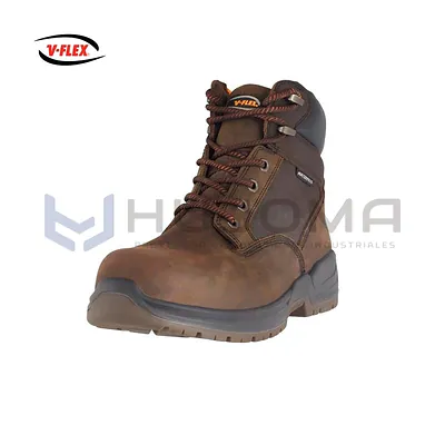 Botín de Seguridad V-Flex V77 Cuero con Membrana Impermeable