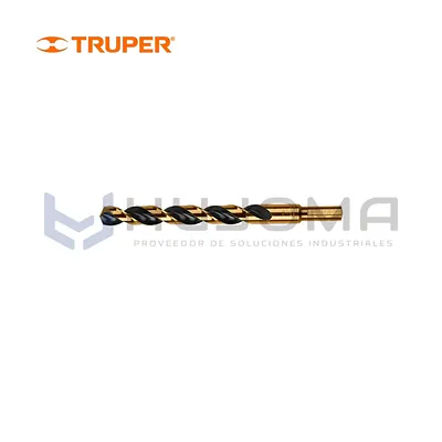 Broca HSS 1/2" Trugold para metal Truper 11166