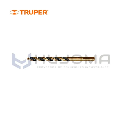 Broca HSS 1/4" Trugold para metal Truper 11134