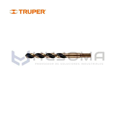 Broca HSS 12.5 mm Trugold para metal Truper 14335