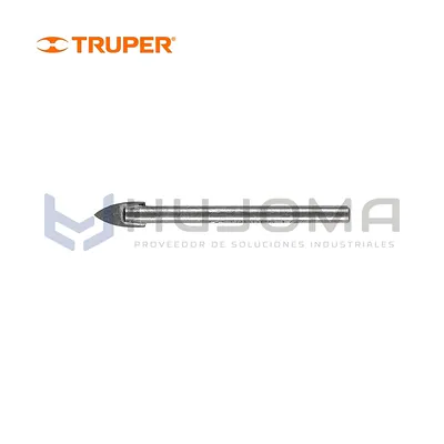 Broca para vidrio y mayólica 1/4" Truper 11702