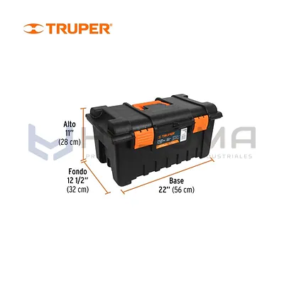 Caja para herramienta de 22" sin compartimentos Truper 19780