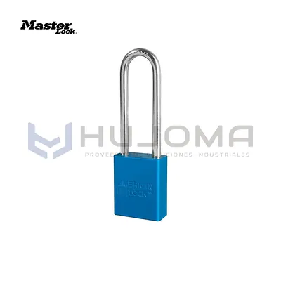 Candado de Bloqueo de Aluminio A1107BLU Azul Arco 3" Master Lock