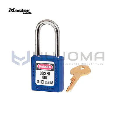 Candado de Bloqueo Termoplástico 410BLU Azul Master Lock