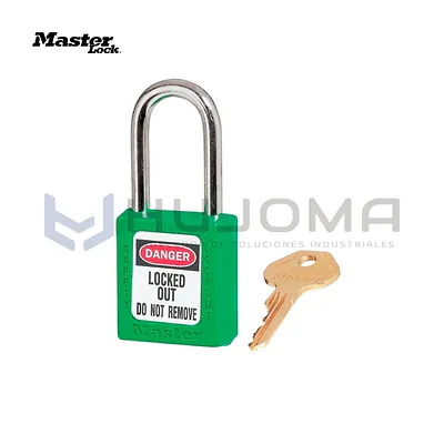 Candado de Bloqueo Termoplástico 410GRN Verde Master Lock