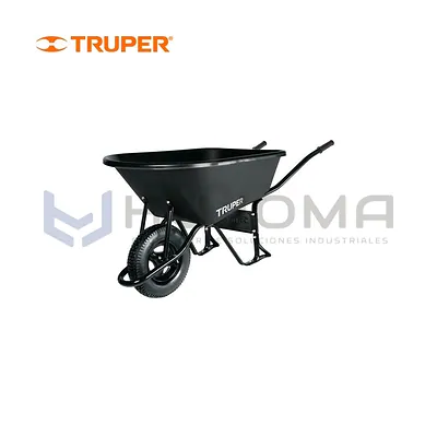 Carretilla con Concha Plástica 6 ft³ (120 L) Truper 11777