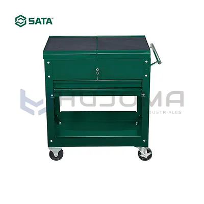 Carro de Herramientas 2 Bandejas y 2 Gavetas 31" Sata 95113