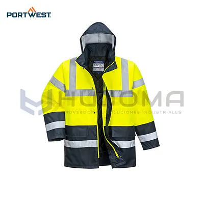 Casaca Parka Alta Visibilidad Contrast Traffic S466 Portwest