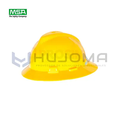 Casco Sombrero V-Gard Amarillo Suspensión One Touch MSA 10058318