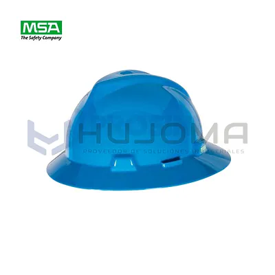 Casco Sombrero V-Gard Azul Suspensión One Touch MSA 10058320