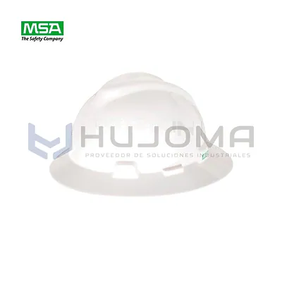 Casco Sombrero V-Gard Blanco Suspensión One Touch MSA 10058321