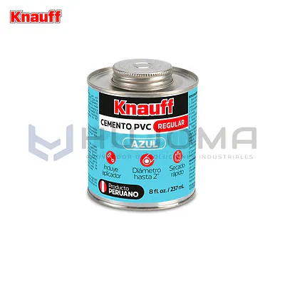 Cemento de PVC 8oz Azul Knauff