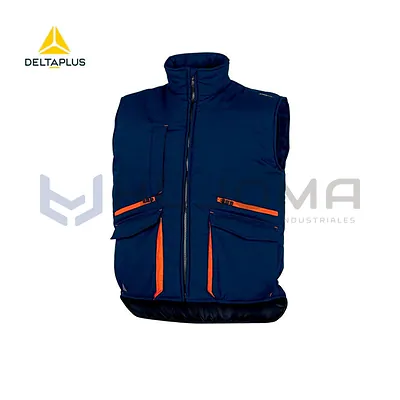 Chaleco Cálido SIERRA2 Azul Marino-Naranja Delta Plus
