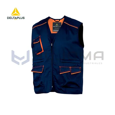 Chaleco de Trabajo Panostyle M6GIL Azul Marino-Naranja Delta Plus