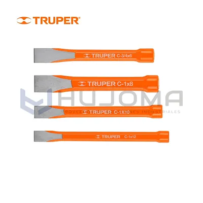 Cincel de Corte Frío Truper de 5" a 12" (Cuña 1/4" a 1")