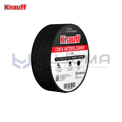 Cinta Antideslizante Negro 2"x20m Knauff
