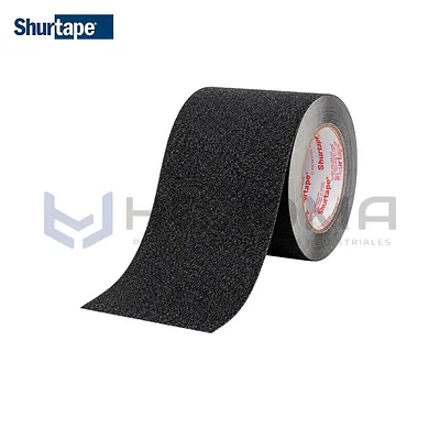 Cinta Antideslizante Negro AS-60B de 4" x 20 yds Shurtape