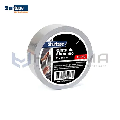 Cinta de Aluminio AF-912 2" x 30 yds Shurtape