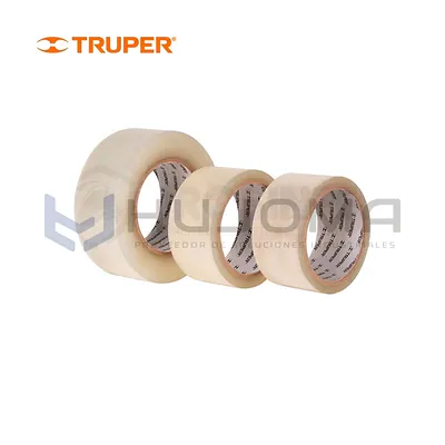 Cinta de Embalaje Transparente 48 mm Truper (40 m, 50 m y 150 m)