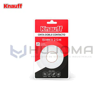 Cinta Doble Contacto 19mmX2.5m Knauff