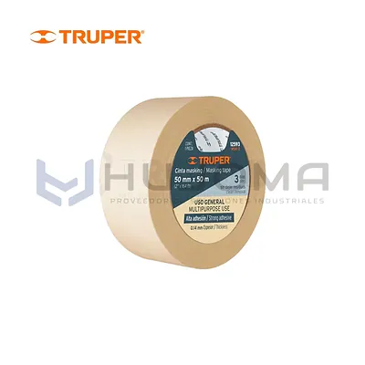 Cinta Masking Tape 2" x 50 m Truper 12593