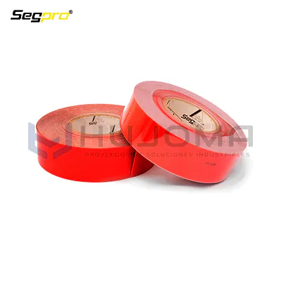 Cinta Reflectiva Vehicular Roja 2" Segpro CRERO
