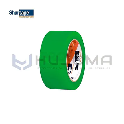 Cinta Señalización VP-410 Verde (Delimitadora) Shurtape