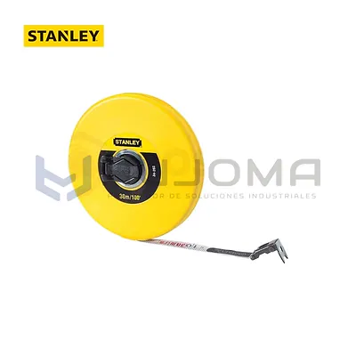 Cinta (Wincha) Larga 30 m Stanley 34-262S, Fibra de Vidrio