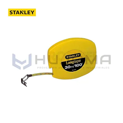 Cinta (Wincha) Larga de Acero 30 m Stanley 34-107S