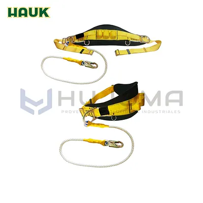 Cinturón de Posicionamiento con Línea de Conexión 1,80 m Hauk CSCP