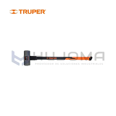 Comba Octagonal 16 lb (7.2 kg) Mango de Fibra de Vidrio Truper 16546