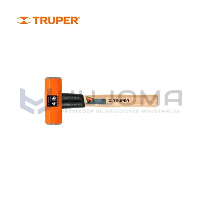 Comba Octagonal 4 lb (1.8 kg) Mango de Madera Truper 16508
