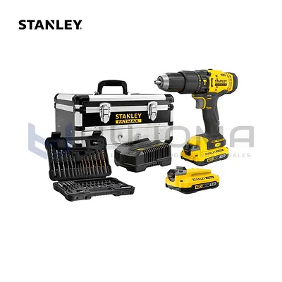 Combo Taladro Percutor Inalámbrico 20V Stanley SCD711D2FA-B2