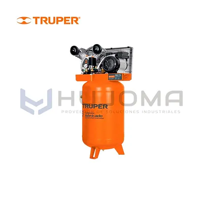 Compresora de banda vertical 120 L 4 HP 220 V Truper 19358