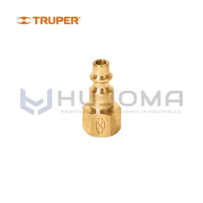 Conector Rápido de Latón Hembra 1/4" NPT Truper 19082