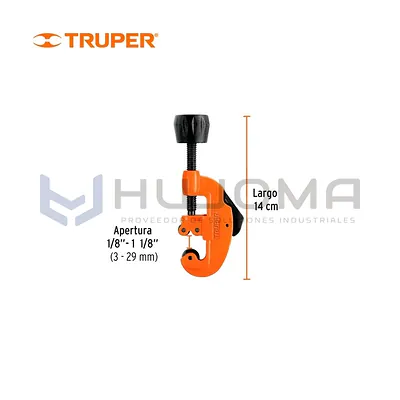 Cortador de Tubo de Cobre 1/8" a 1-1/8" Truper 12853
