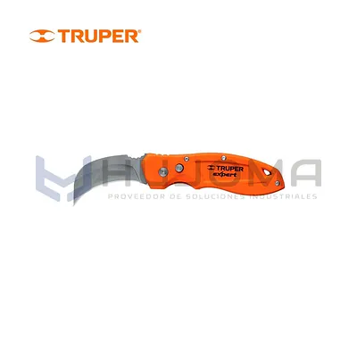 Cuchillo Abatible para Linóleo 7" Mango de Nylon Truper Expert 12725