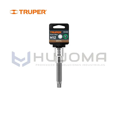 Dado de Punta Larga Bristol M12 encaste 1/2" Truper 101302