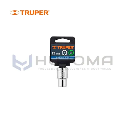 Dado Hexagonal 13 mm Encastre 1/2" Truper 13263