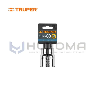 Dado Hexagonal 33 mm, cuadro 3/4" Truper 14983